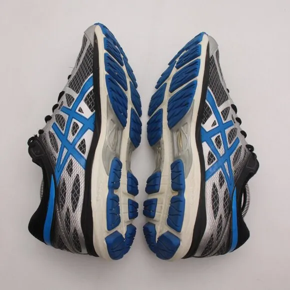 Asics Mens Gel Cumulus 17 Men's Size 10.5  Blue Silver Running Sneakers T5D3N