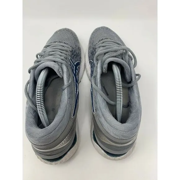 Asics Mens Gel Nimbus 22 1011A794 Gray Blue Running Shoes Sneakers Size 9.5
