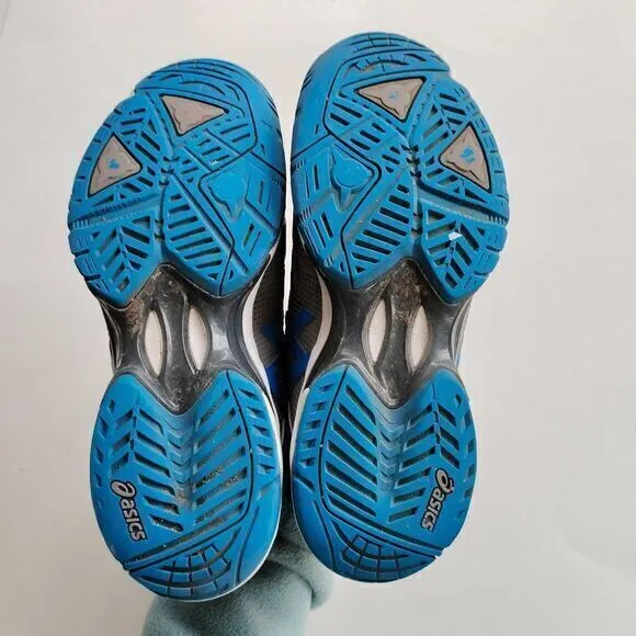 Asics Men's GEL-Solution Speed‎ 3 Tennis Shoes Gray Blue E600N Size 7.5 Athletic
