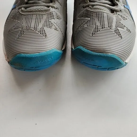 Asics Men's GEL-Solution Speed‎ 3 Tennis Shoes Gray Blue E600N Size 7.5 Athletic