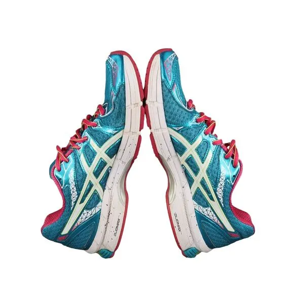 Asics Shoes Womens 9 Athletic Gel Exalt 2 Running Trainers Sport Comfort Blue