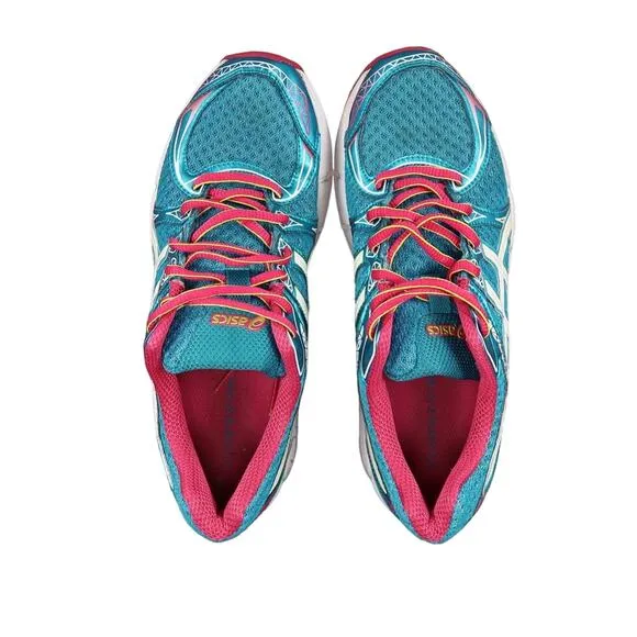 Asics Shoes Womens 9 Athletic Gel Exalt 2 Running Trainers Sport Comfort Blue