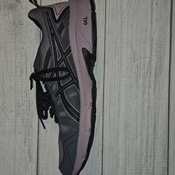 Asics Women's Gel Venture 7 Athletic Running Shoes Gray and Purple Size 10.5