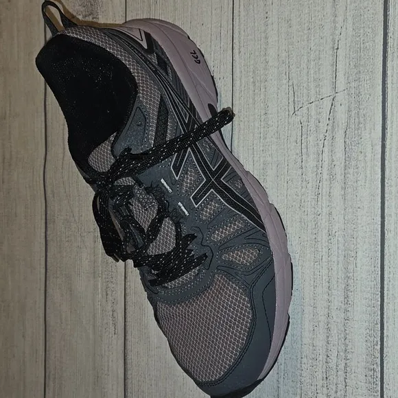 Asics Women's Gel Venture 7 Athletic Running Shoes Gray and Purple Size 10.5