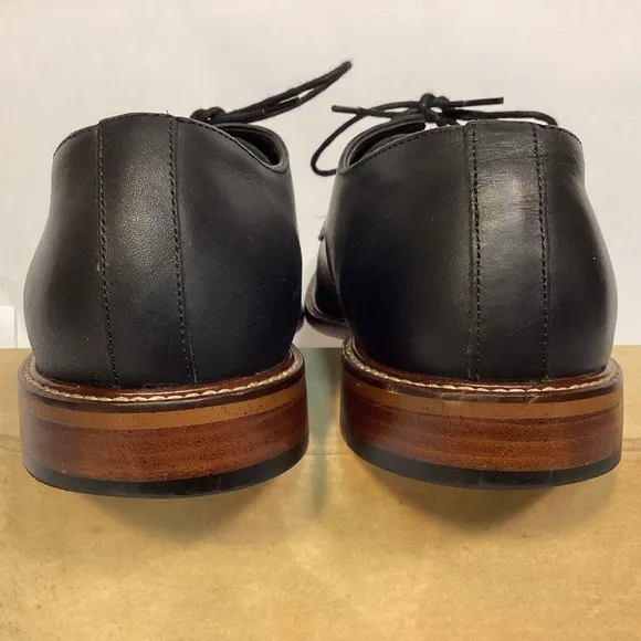 Aston Grey Orlando Mens Oxford Leather shoes black size 11
