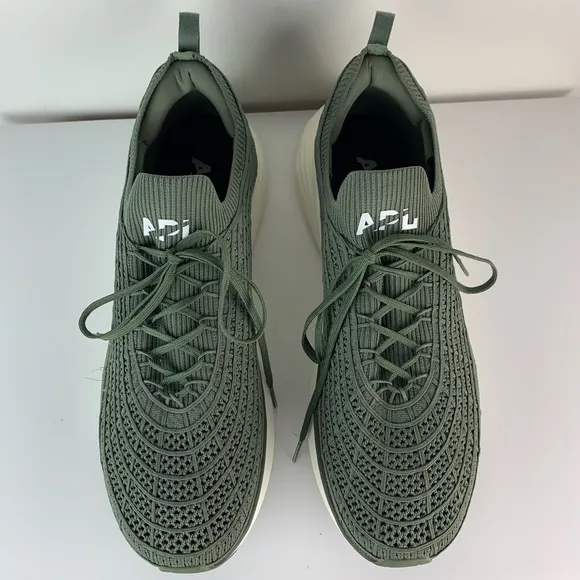 Athletic Propulsion Labs APL Green Techloom Zipline Sneakers running shoes 14