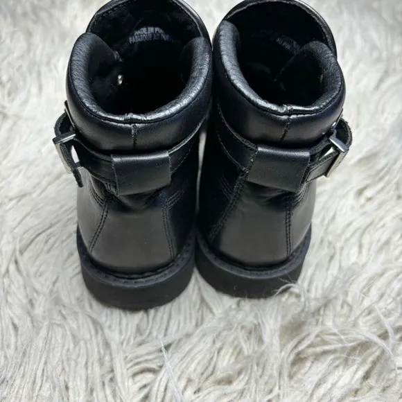 Authentic Rare DIESEL Women's Leather Flat Studs Boots Dress Shoes
