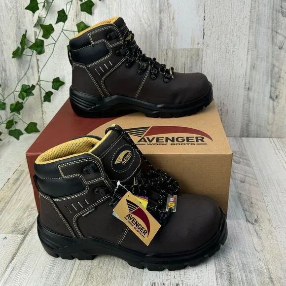 Avenger Women's 6-inch Foundation Carbon Toe Metatarsal Guard Waterproof boots
