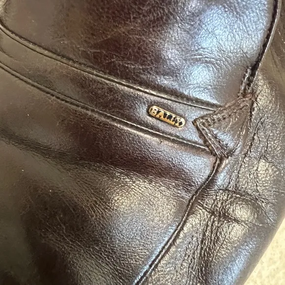 Bally Mens Brown lether loafers Dress Shoes size 10.5M‎ flat Shoes Narrow Read