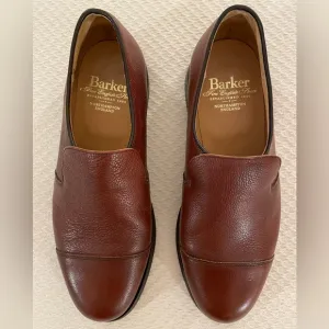 Barkers British Shoes : High Cut Slip On , Cap Toe