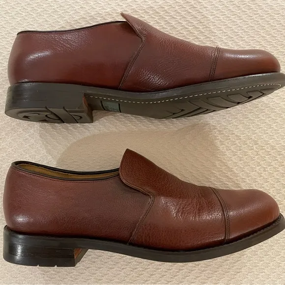 Barkers British Shoes : High Cut Slip On , Cap Toe
