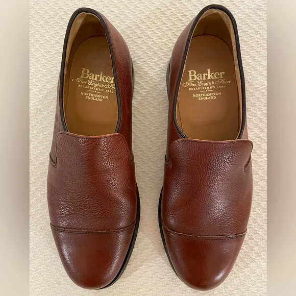 Barkers British Shoes : High Cut Slip On , Cap Toe
