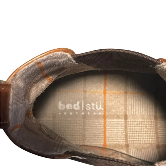 Bed Stu Chelsea Brown Leather Boots Slip On Men’s Size 10