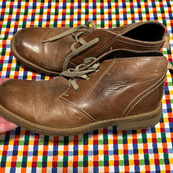 Bed Stu Draco Lace Up Casual Chukka Boot Shoes Brown Leather Men's Size 8.5