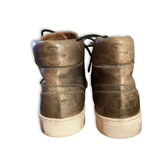 Bed Stu Brown Leather High Top Sneakers size 6.5