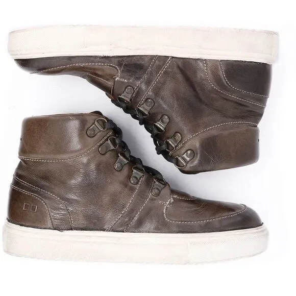 Bed Stu Brown Leather High Top Sneakers size 6.5