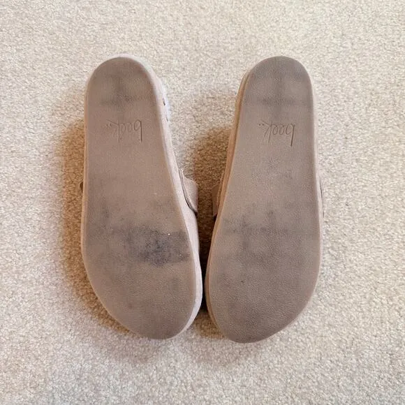 Beek Women's Shearling-Lined Mules Vulture Beige Size 7