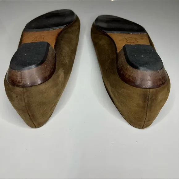 BEPPE PETRELLI BALLET FLAT SHOES WOMEN’S SUEDE