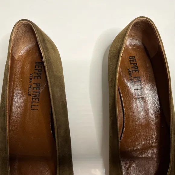 BEPPE PETRELLI BALLET FLAT SHOES WOMEN’S SUEDE