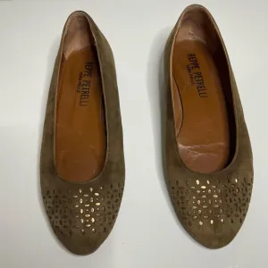 BEPPE PETRELLI BALLET FLAT SHOES WOMEN’S SUEDE