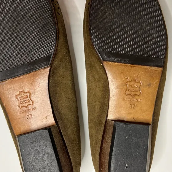 BEPPE PETRELLI BALLET FLAT SHOES WOMEN’S SUEDE