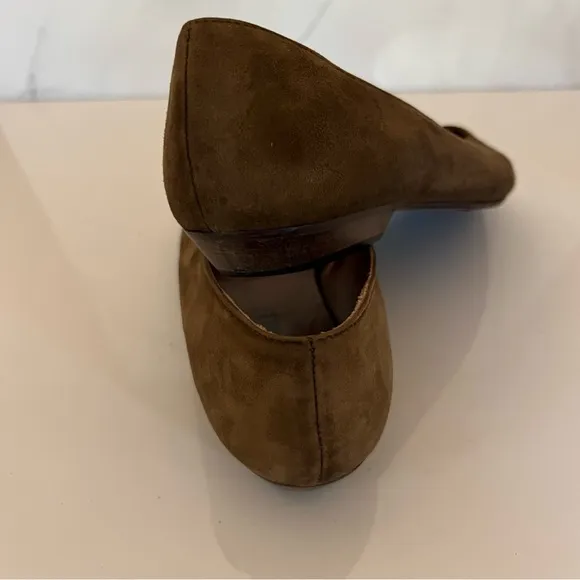 BEPPE PETRELLI BALLET FLAT SHOES WOMEN’S SUEDE