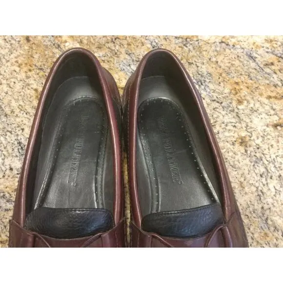 Bert Pulitzer Tassel Loafer Mens 9.5 Cordovan / Black Keltie Dress Casual Shoes