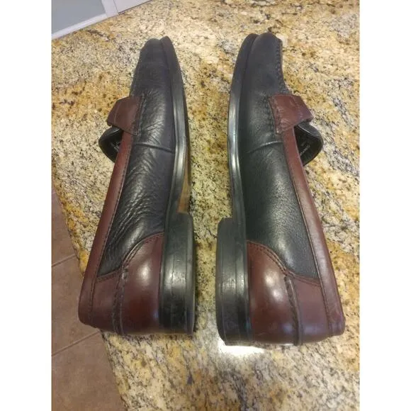 Bert Pulitzer Tassel Loafer Mens 9.5 Cordovan / Black Keltie Dress Casual Shoes