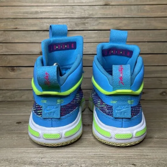 Big Kids Air Jordan Luka Doncic 36 GS Mid Blue Basketball Sneakers Shoes Size 7‎