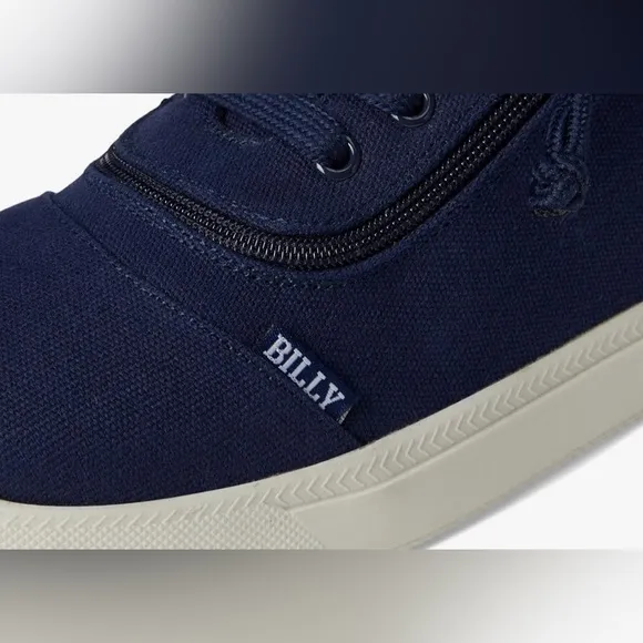 BILLY Kids DR Short Wrap Low II Unisex Kid’s Navy Sneakers Knit Lining  8XW  NWT