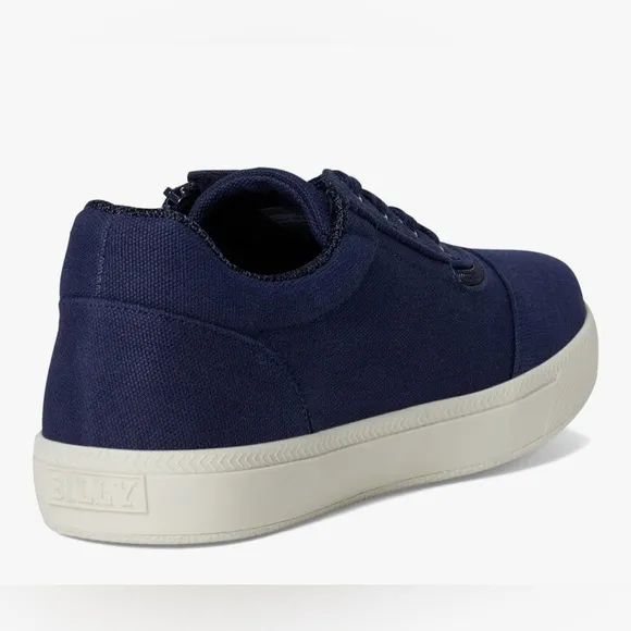 BILLY Kids DR Short Wrap Low II Unisex Kid’s Navy Sneakers Knit Lining  8XW  NWT
