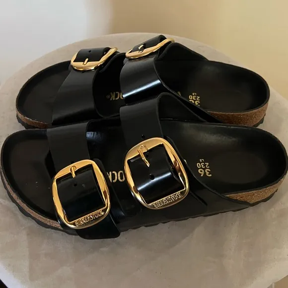 Birkenstock Big Buckle Arizona Slide Sandals Shoes Size EU 36 US 5, 5.5