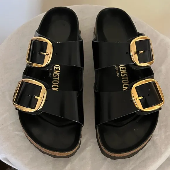 Birkenstock Big Buckle Arizona Slide Sandals Shoes Size EU 36 US 5, 5.5