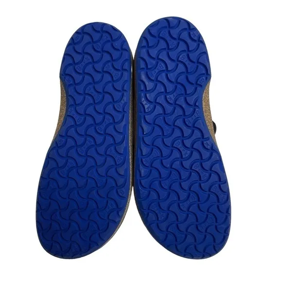 Birkenstock Gary Suede Navy Blue Lace Up Oxfords Shoes EU 33 US 2-2.5 New