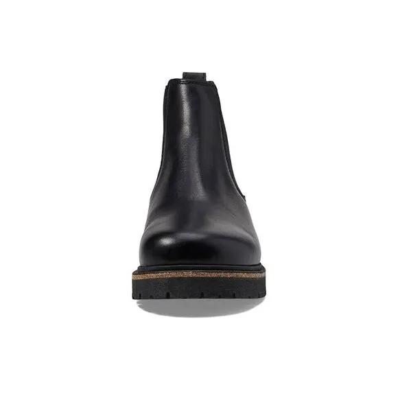 Birkenstock Highwood Boots Women's US 11 Black Leather Slip On Round Toe ZPO1092