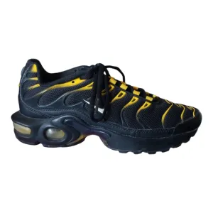 Black and Yellow Athletic Sneakers