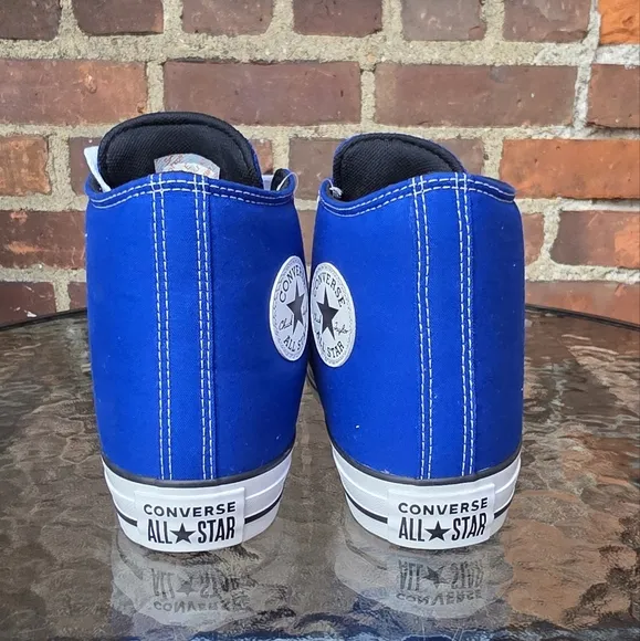 Blue and White Classic Canvas Sneakers