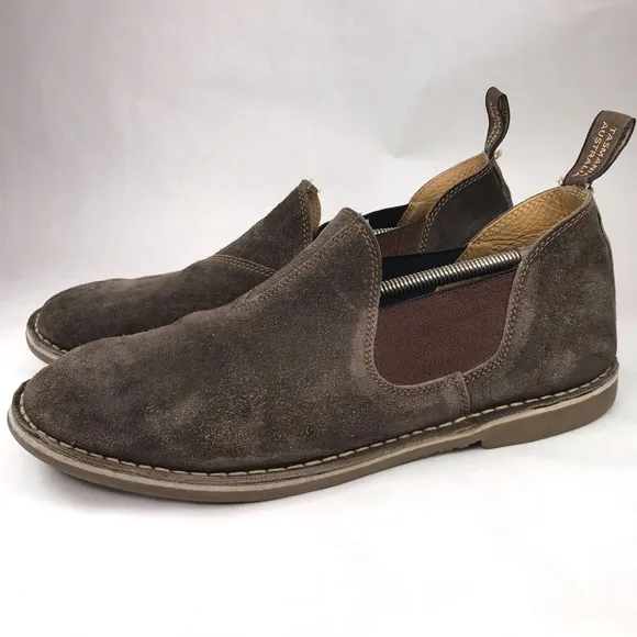 Blundstone Original Loafers Brown Suede Casual Slip-on Shoes