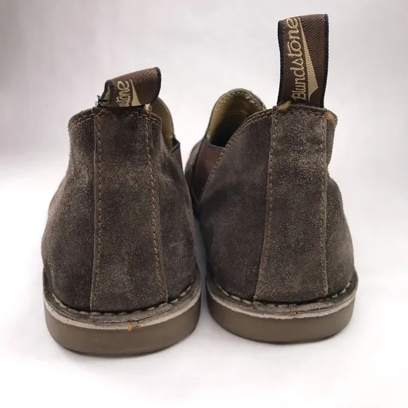 Blundstone Original Loafers Brown Suede Casual Slip-on Shoes