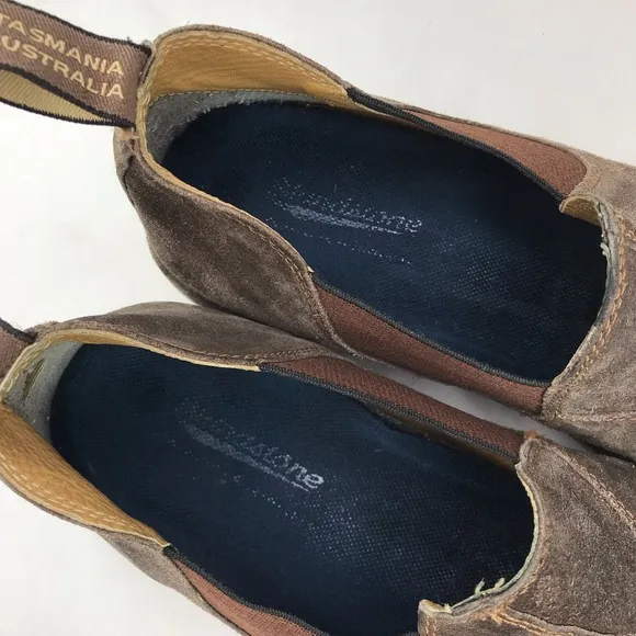 Blundstone Original Loafers Brown Suede Casual Slip-on Shoes