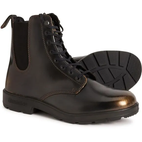 Blundstone Women's Lace Up Gore Boots 2218 in‎ Black Gold Brush