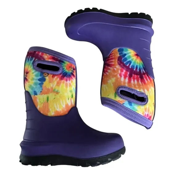 BOGS NEO CLASSIC TIE DYE INSULATED WATERPROOF BOOTS SIZE 12