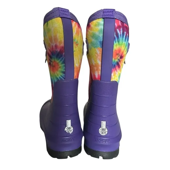 BOGS NEO CLASSIC TIE DYE INSULATED WATERPROOF BOOTS SIZE 12