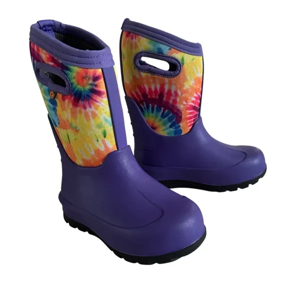 BOGS NEO CLASSIC TIE DYE INSULATED WATERPROOF BOOTS SIZE 12