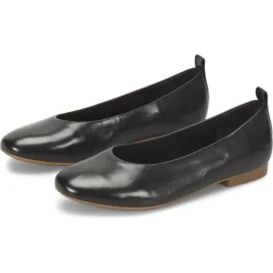 Born Patrice BR0064103 Ballet Flat Women US 8 Black Leather Slip On Shoes FZP079
