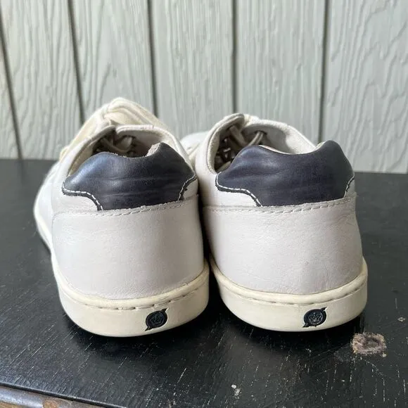 Born White Leather Lace Up Sneakers Size 9.5M Casual Comfort Shoes