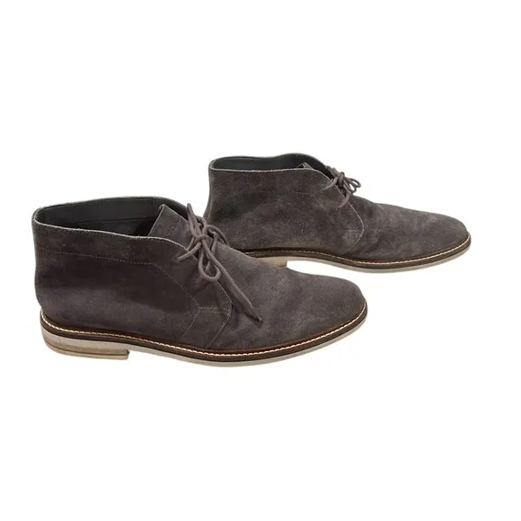 Bostonian Slate Grey Suede Chukka Boots