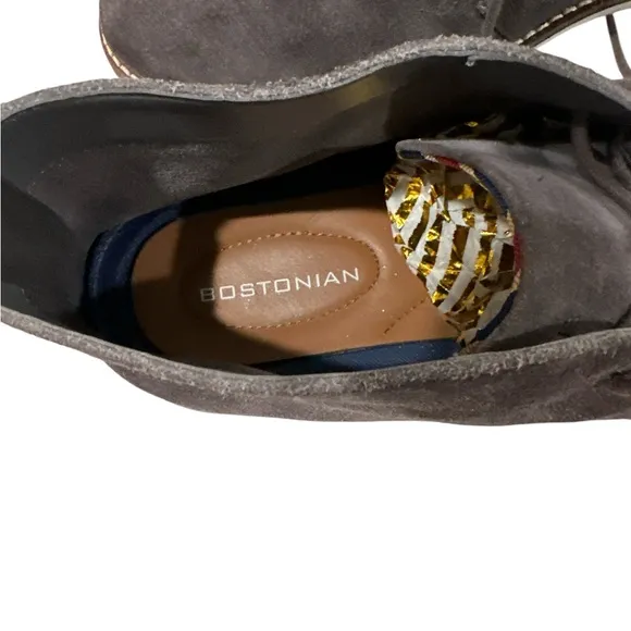 Bostonian Slate Grey Suede Chukka Boots