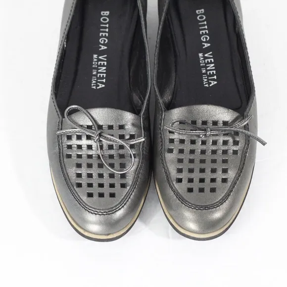 Bottega Veneta Loafer Women Designer Shoes Leather Flat Made in Italy sz 7