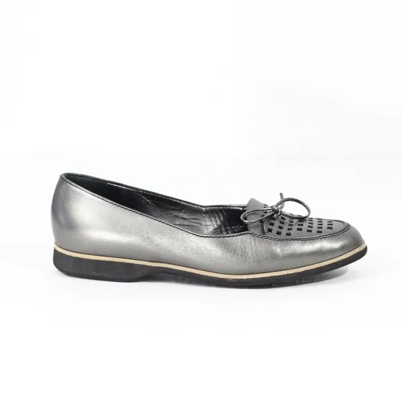 Bottega Veneta Loafer Women Designer Shoes Leather Flat Made in Italy sz 7